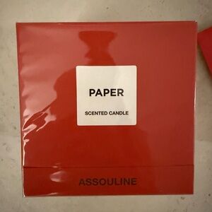 Assouline Red Scented Candle in Paper